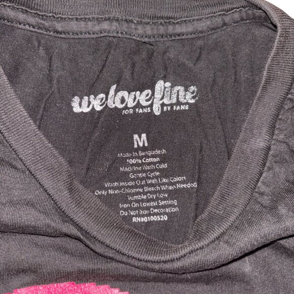 We Love Fine Medium Reading Rainbow Cropped Tee - Picture 2 of 3